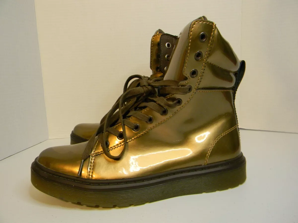 Mens metallic hotsell gold boots