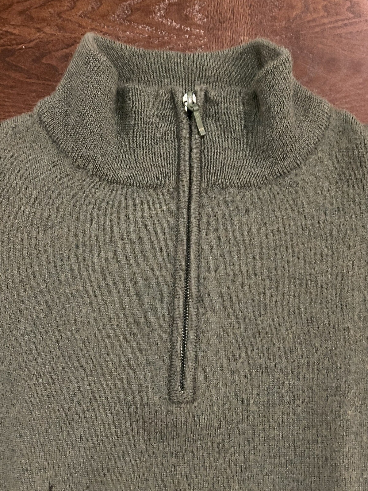 Pendleton Merino Wool 1/4 Zip Pullover Sweater Me… - image 8