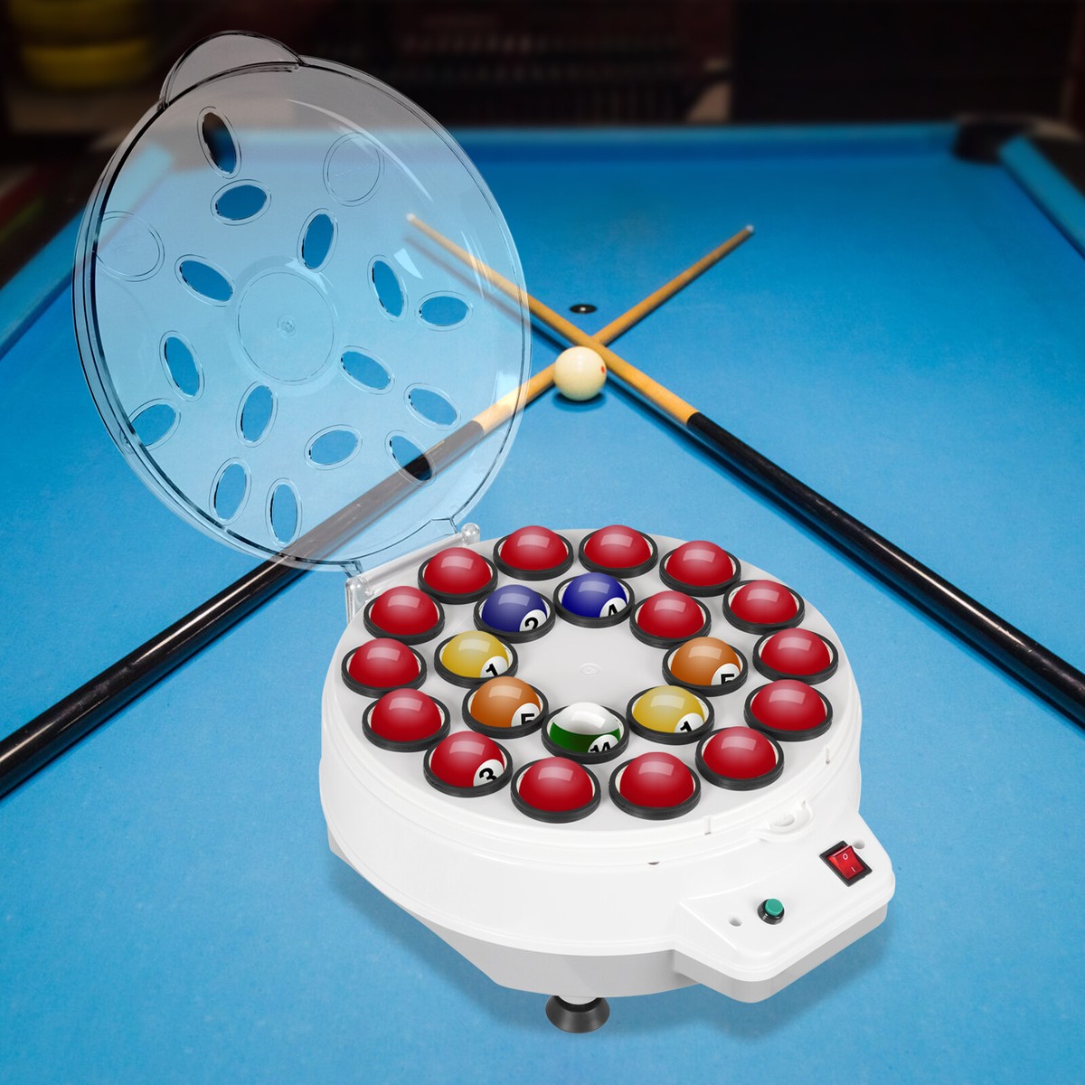 Vassoio Palline Biliardo - Plastica Dura, 22 Scomparti, Per Snooker - Foto 10
