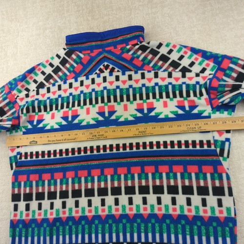 Columbia Jacket Mens XL Powder Keg Fleece Pullover Colorful Aztec Retro AM2206 - Picture 11 of 13
