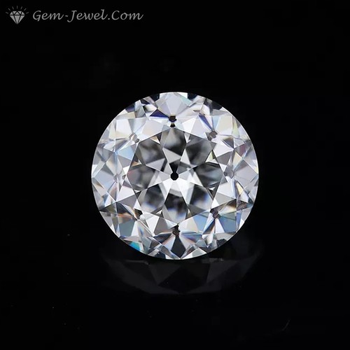 Beautiful 11 MM 4 Carat Old European Cut Colorless Round Loose Moissanite 4 Ring - Picture 3 of 7