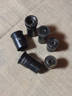 USSR lens  Microscope 10×,К5, К7,к15,л8,  6 lenses.