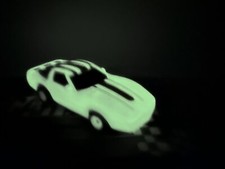 slot car tyco ho used 440x2 Glow In The Dark Corvette  .