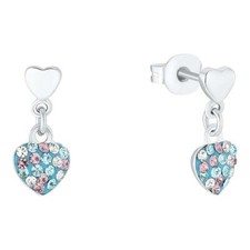 Princess Lillifee Children Earrings Silver Preciosa Heart 2036429