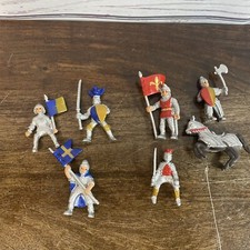 Lot of Safari Ltd. Fantasy Mini Figures Knights War Horse Mounted Battle Pikeman