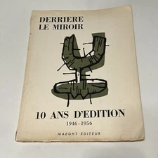 Derriere le Miroir 10 Ans 1956 Complete Original Lithographs Chagall Miro Art
