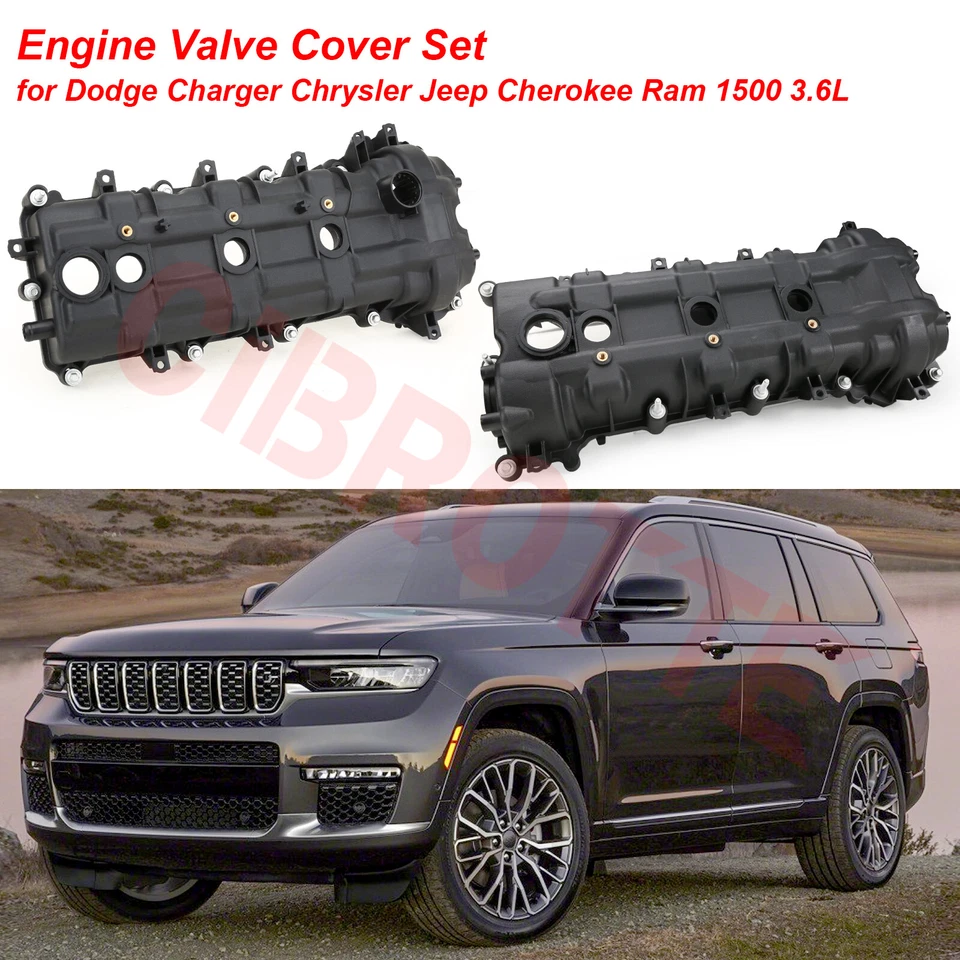 2x Tampa de Válvula com Gaxeta para 11-21 Dodge Challenger Charger Journey Durango 3.6L - Imagem 2 de 4