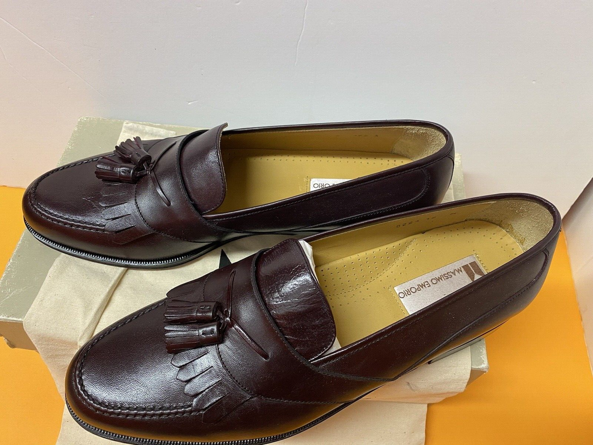 Massimo Emporio Men Size 9 Brown Suede Leather Dress Shoes horsebit theme CLASSIC_SOKO_KE | MASSIMO DUTTI Men main image 4