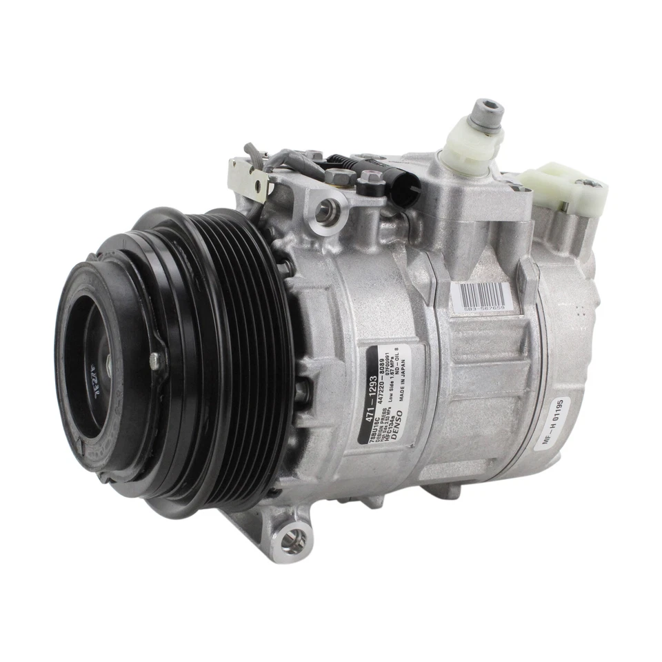 For Mercedes W140 R170 W202 W208 W210 A/C Compressor OEM Denso New 000 230 70 11 - Image 2 of 4