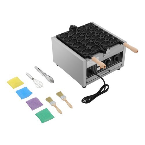 Egg-Shape Waffle Making Machine Mini Electric Waffle Making Baking ...