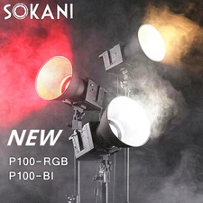SOKANI X100 RGB Bi-Color LED Video Light 100W 2800-10000K Photography Fill Light