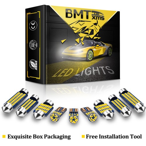 7x White Interior LED Light Bulbs Package Kit for JEEP WRANGLER JK TJ 2007-2020 - Foto 2 di 10