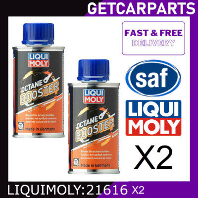 LIQUI MOLY 200ml Oktan Booster Kraftstoff Additiv Leistungssteigerung zwei Dosen - 21616