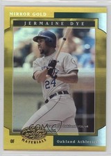 2001 Leaf Certified Materials Mirror Gold 16/25 Jermaine Dye #63 9ca