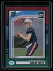 2024 Panini Donruss  Rookie Drake Maye #379 Optic Preview Red & Green (RC)