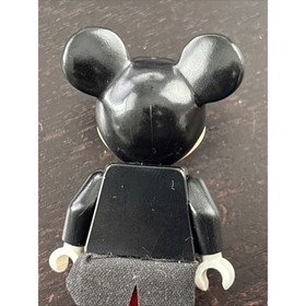 Lego Mickey Mouse Minifigure #dis019 Black Tuxedo Jacket Yellow Bow Tie