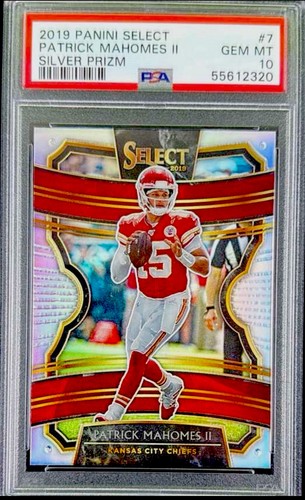 Panini 2019 Select Concourse Patrick Mahomes II #7 Silver Prizm PSA 10