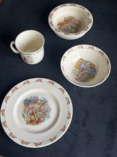 Royal Doulton Bunnykins 4-Piece Children s Set Vintage Fine Bone China