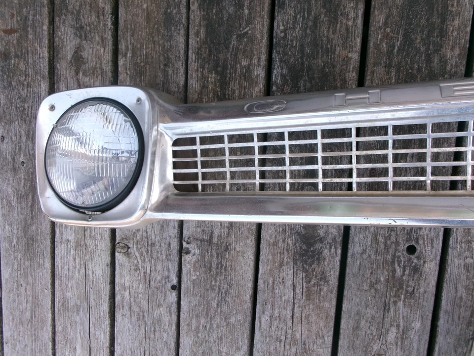 Chevrolet 1964 1965 1966 camioneta pickup parrilla de aluminio original C10 C20 C30 Foto 4 de 4