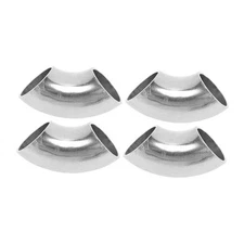  4 Pcs 90 Degree Mandrel Bend Elbow Car Modified Exhaust Pipe Tubing 1" OD