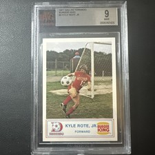 1977 Burger King Dallas Tornado Kyle Rote Jr #4 BVG 9
