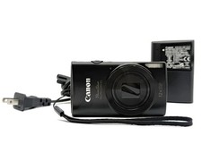 Canon PowerShot ELPH 170 Digital Camera BLACK 20MP 12x Zoom IS HD MINT