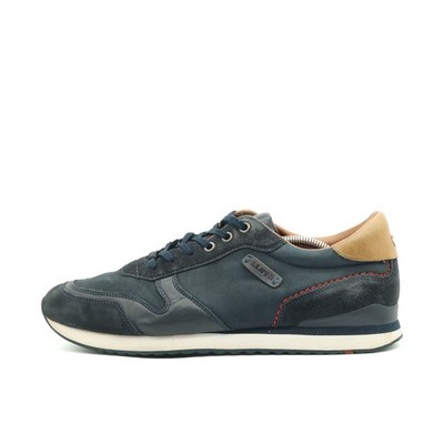 LLOYD Herren Sneaker Retro Schuh dunkelblau Leder Low Top Freizeit EU 44