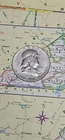 1951 S Franklin 50c " 11.25 Grams Silver"  90% Silver Coin