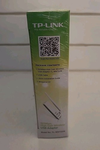 TP-LINK 150Mbps High Gain Wireless USB Adapter TL-WN722N Factory Sealed (B1-F7) - Bild 2 von 6