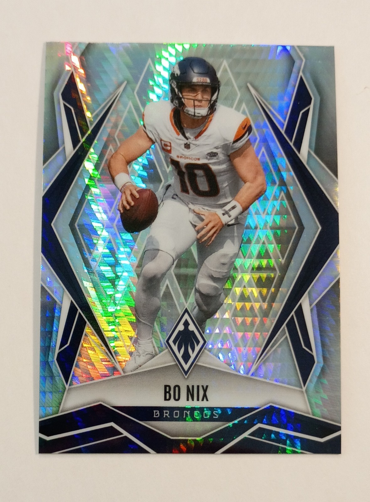2025 PANINI PHOENIX BO NIX HYPER PRIZM #83 DENVER BRONCOS