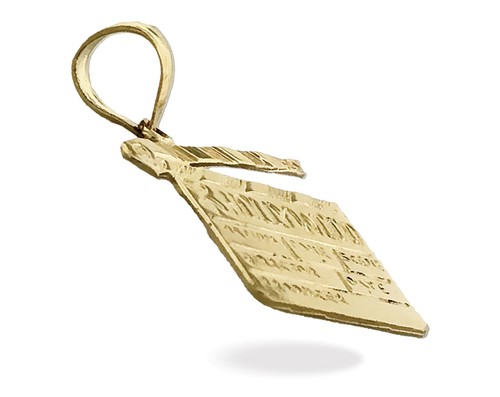 Dije de tablero Hollywood Clapper oro 14K - Imagen 4 de 6