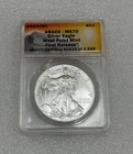 2014 (W) SILVER EAGLE ANACS MS70 ~~ FIRST RELEASE  ~~ WEST POINT MINT ~ NO SPOTS
