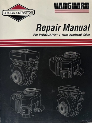 #ad Briggs amp; Stratton Repair Manual For Vanguard V Twin Overhead Valve $31.00