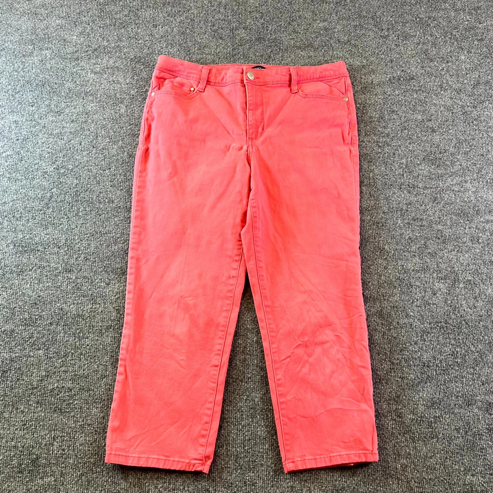 Bandolino Selene Capri Pant Womens 10 Pink Cotton Preppy Career Formal Stretch
Opens in a new window
