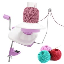 Yarn Winder Spinner for Crochet  Knitting Quiet Hand Operated w/ Non-Slip Base