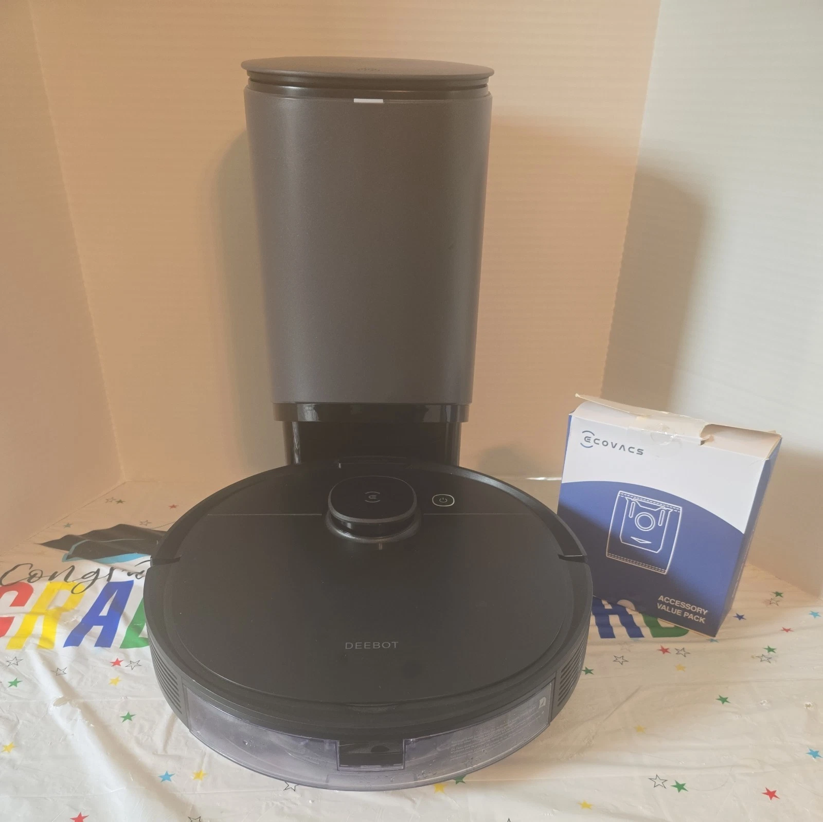 Ecovacs Deebot N8 Pro+ Robotic Vacuum Cleaner + Mop w/ self empty base