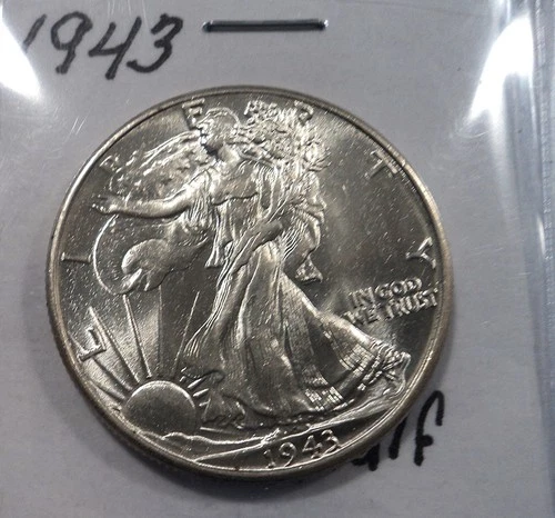 1943 Walking Liberty Silver Half Dollar AU/BU