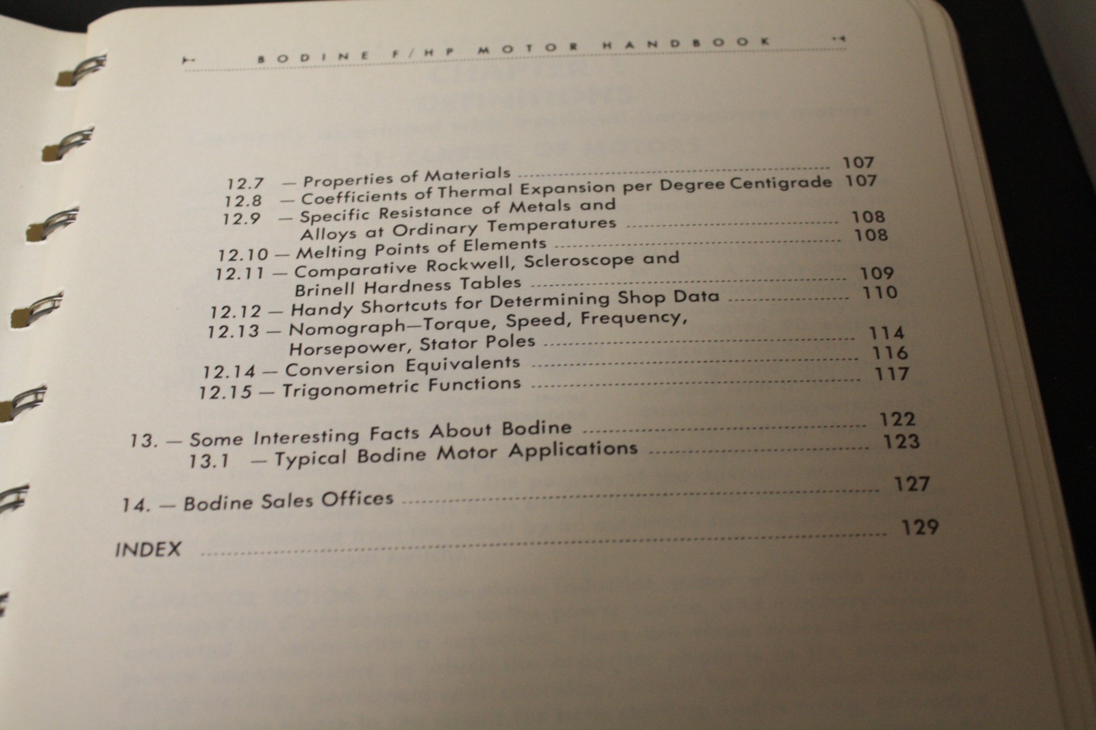 Bodine Electric Company 1968 Fractional HP Motor And Control Handbook 3rd Edtion