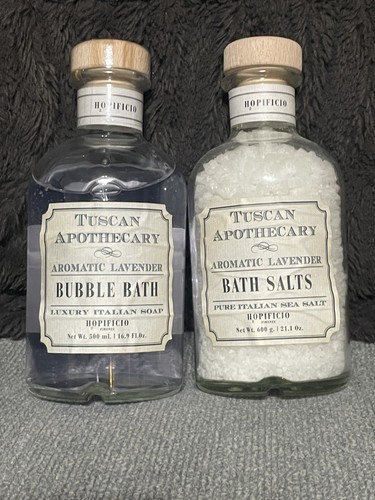 HOPIFICIO Tuscan Apothecary Aromatic Lavender Bubble Bath & salts