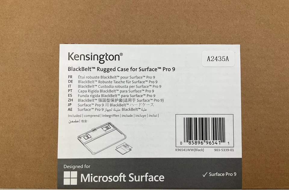 Kensington Blackbelt Rugged Case Black for 13" Surface Pro 9 10 11 K96541WW - Image 3 of 4