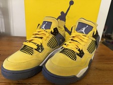 Jordan Air Jordan 4 Retro GS Tour Yellow Suede 3.5Y Mid Top 408452-700