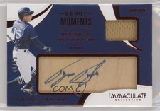 2020 Panini Immaculate Debut Moments Relics 41/49 Tyrone Taylor #DM-TT Auto uk2