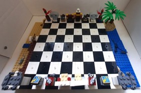 LEGO Pirates Chess Set #40158 Complete with All New Minifigures (No Box)