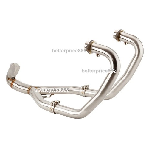 Motorcycle Headers Exhaust System Link Mid Pipe For Moto Guzzi V85 TT 2019~2025 - Picture 2 of 9