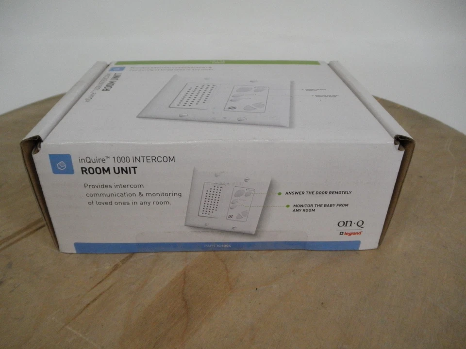 Unidad de habitación de intercomunicación On-Q/Legrand InQuire 1000 (IC1004) almendra ligera nueva sellada Foto 2 de 4