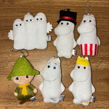 Moomin Plush Toy Set 6 Pieces Moomin Valley Park Mascots Collectible Japan