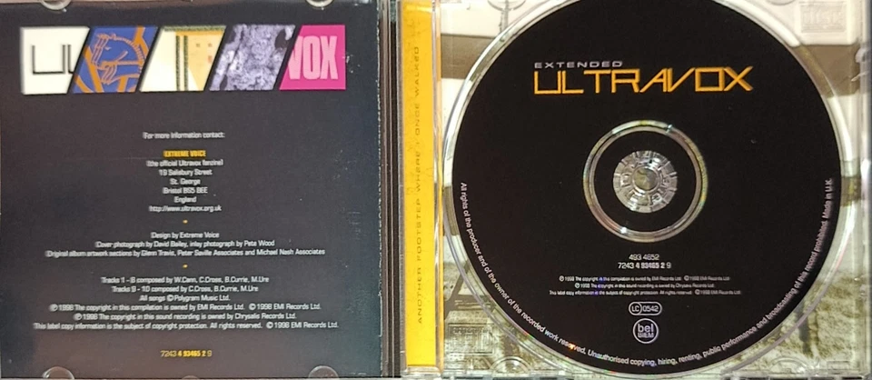 Extended Ultravox A Collection Of 12 Remixes Cd - Bild 2 von 3