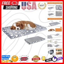 Stylish Washable Dog Bed Mat with Waterproof Lining - Comfort for All Sizes