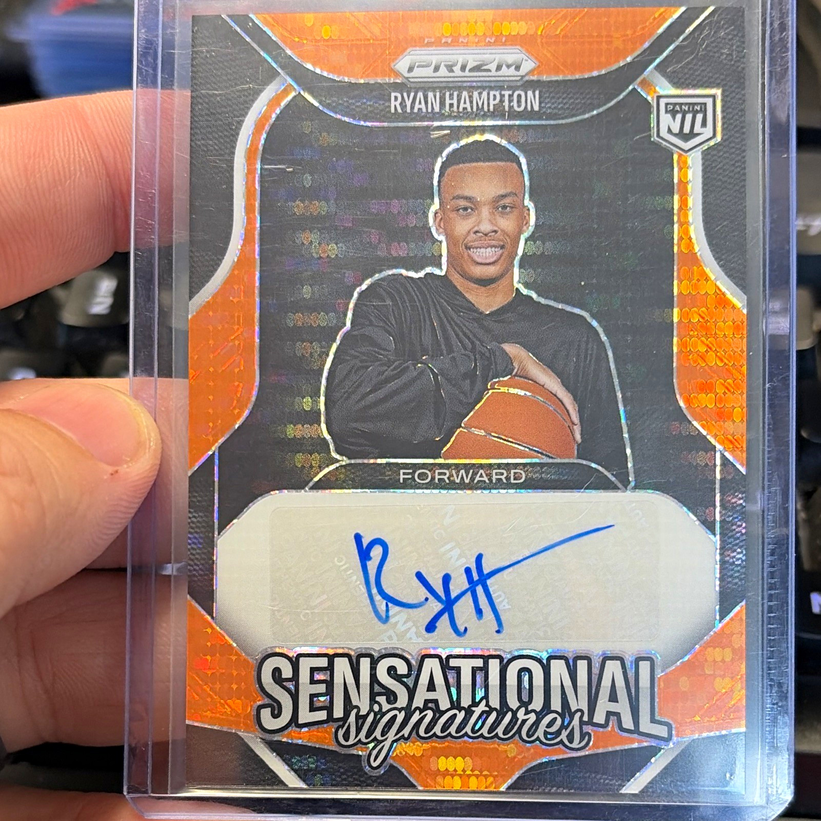 Panini Prizm 2025-26 Ryan Hampton Sensational Signatures SS-HAM Auto /99
