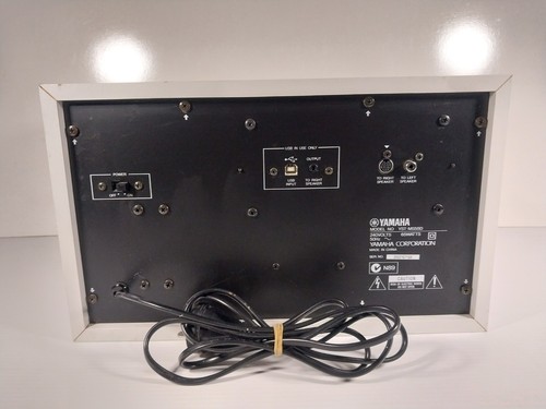 Vintage Yamaha Multimedia Speaker System PC Beige Stereo Subwoofer YST-MS55D - 第 6/17 張圖片
